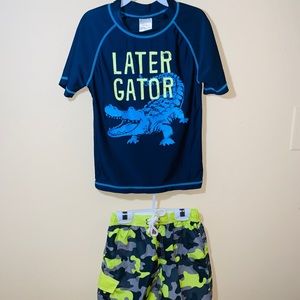 Boy swim set